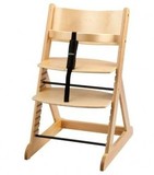 出口日本原单实木便携可调节婴儿餐椅高椅餐桌椅宝宝吃饭餐桌椅