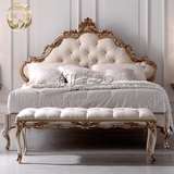 欧式雕花实木床意大利新古典公主床卧室家具简欧双人床婚床定制
