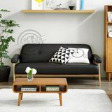 日式简易休闲小户型布艺沙发拆洗单人双人创意客厅家具卧室沙发椅