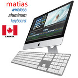 加拿大matias 苹果MAC标准无线办公键盘家用游戏省电静音安卓可用