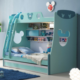 儿童创意家具子母床组合多功能双层梯柜床男孩女孩上下铺高低床