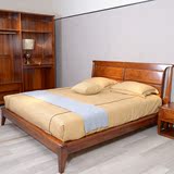 北欧全实木床中式1.8米双人床大床1.5米床单人床婚床成人套房家具