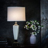 百特美家新品促销陶瓷艺术台灯美式古典客厅卧室书房床头装饰灯