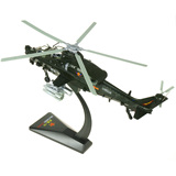 凯迪威1：48军事模型武直10飞机武装直升机十合金仿真金属摆件