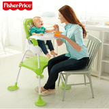 费雪四合一高餐椅CBW04 多功能宝宝儿童餐桌椅套装组合式小书桌