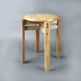 特价加固型圆凳实木餐凳家用时尚简约橡木板凳圆餐椅木凳子