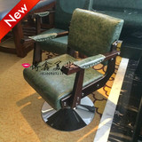 厂家直销高端美发椅子发廊专用剪发椅子大气理发椅子复古美发椅子