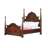 欧式美式实木床双人床欧式床白色公主床水曲柳全实木双人床家具