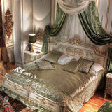 实木雕花床欧式双人床1.8米时尚新款奢华木床创意公主床成人大床