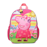 佩佩猪儿童幼儿园书包PeppaPig粉红猪小妹公仔小猪佩奇双肩背包