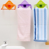 卫生间强力无痕吸盘式毛巾架浴室免打孔置物架浴巾收纳杆单层壁挂