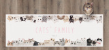 【现货】Meo.G原创Cats' Family/米花卷/兔喵汪多款 加厚地垫坐垫