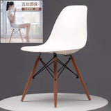 椅子电脑椅咖啡厅椅办公椅实木腿欧式韩式休闲洽谈简约现代小户型