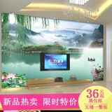 无缝墙纸壁纸山水风景3d立体电视墙背景墙大型壁画餐厅客厅J08