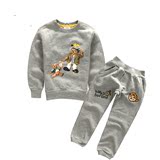 2016小熊维尼童装男童帅气套装儿童纯棉套头卫衣宝宝运动裤两件套