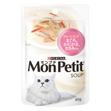 【帅趴趴】日本Monpetit猫餐包/鲜包 白汁浓汤  吞拿鱼鸡柳40g
