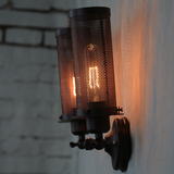 LOFT工业风吊灯创意个性复古灯具酒吧台灯饰铁艺三头餐厅墙壁吊灯