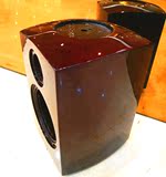 实木皮酒红钢琴烤漆6寸音箱壳音箱空箱体3分频设计完美工艺唯美