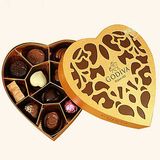 【包邮】香港godiva歌帝梵夹心巧克力心形礼盒12颗零食生日礼物