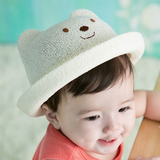 婴儿帽子夏3-6-12个月宝宝帽子夏天男遮阳帽草帽儿童帽女1-2-4岁
