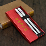 高档正品骨瓷筷子 家用陶瓷筷子 酒店餐具 环保筷子礼盒2双套装