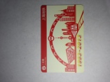 上海地铁一日票（ 上海地铁20周年纪念）TJ132303 已使用