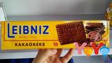 【现货】德国代购LEIBNIZ 可可巧克力酥脆饼干健康粗粮200g 16.10