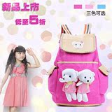 新款时尚日韩版双肩包女书包小中学生女孩可爱卡通造型背包少女包