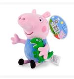 正版粉红猪小妹Peppa Pig佩佩猪毛绒玩具小猪佩奇一家公仔娃娃