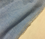 纯棉苎麻 外贸布料 棉麻布料 海洋蓝色 条纹  凹凸感 服装床品DIY