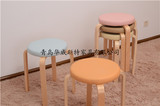 宜家小凳子实木质圆凳椅子时尚简易高木凳家用餐桌餐凳小板凳