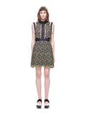 欧美设计师潮牌SP2016春夏新款碎花蕾丝短款连衣裙夏修身显瘦短裙
