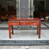 红木古典家具 老挝大红酸枝书桌 交趾黄檀电脑桌/办公桌/主课桌