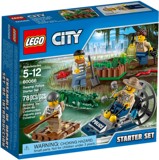 LEGO乐高积木玩具积木玩具 60066 CITY城市 沼泽警察入门套装