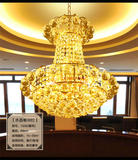 欧式水晶吊灯金色豪华大气led节能客厅餐厅圆形家用大厅大气奢华