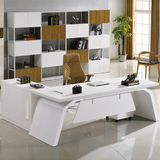 办公家具办公桌简约现代大班台板式总裁电脑桌时尚创意老板桌桌椅