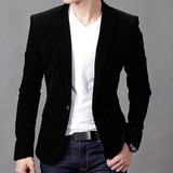 春季男士夹克衫修身韩版薄款外套青年商务休闲长袖外衣潮男装夹克