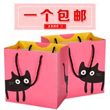新款可爱礼品袋 粉红创意手提袋 礼物包装袋 儿童礼物袋