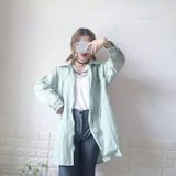 JFY韩国代购特殊面料简约防晒女生风衣外套
