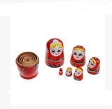 俄罗斯 套娃 六层 无甲醛 健康玩具 儿童早教 手套娃娃 玩偶创意