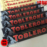 Toblerone瑞士三角黑巧克力100g原装进口含蜂蜜奶油巴旦木零食