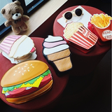 韩国ulzzang卡通冰淇淋汉堡小包单肩斜挎链条包手机包包迷你女包