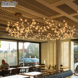 北欧宜家吊灯 后现代客厅创意个性简约咖啡厅餐厅 萤火虫树枝吊灯