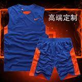 乔丹双面穿篮球服运动套装男透气网眼篮球衣训练比赛队服团购印制