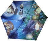 日本宫崎骏龙猫漫画伞 防紫外线 黑胶雨伞 太阳伞防晒 超轻口袋伞