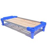 幼儿园午睡床专用床幼儿双人床儿童床塑料木板床双人床单层床加厚