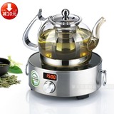 耐高温玻璃加厚电磁炉专用烧茶具泡茶壶不锈钢过滤水壶煮茶可过滤