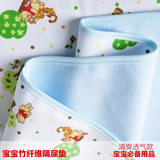 婴儿竹纤维加大尺寸隔尿垫宝宝纯棉防水透气床垫可洗床单月经垫