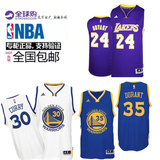 香港代购正品NBA勇士30库里35杜兰特汤普森格林湖人科比套装球衣