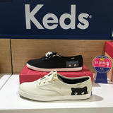 台湾代购直邮正品Keds泰勒签名限量款黑白猫咪小白鞋女款 帆布鞋